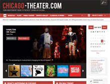 Tablet Screenshot of chicago-theater.com